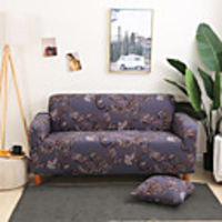 Stretch Slipcover Sofa Cover Couch Cover Floral Printed Sofa Cover Stretch Couch Cover Sofa Slipcovers for 1~4 Cushion Couch with One Free Pillow Case