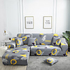 Stretch Slipcover Sofa Cover Couch Cover Leaf Printed Sofa Cover Stretch Couch Cover Sofa Slipcovers for 1~4 Cushion Couch with One Free Pillow Case