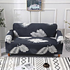Stretch Slipcover Sofa Cover Couch Cover Leaf Printed Sofa Cover Stretch Couch Cover Sofa Slipcovers for 1~4 Cushion Couch with One Free Pillow Case