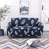 Stretch Slipcover Sofa Cover Couch Cover Leaf Printed Sofa Cover Stretch Couch Cover Sofa Slipcovers for 1~4 Cushion Couch with One Free Pillow Case