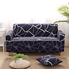 Stretch Slipcover Sofa Cover Couch Cover Lines Printed Sofa Cover Stretch Couch Cover Sofa Slipcovers for 1~4 Cushion Couch with One Free Pillow Case