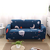 Stretch Slipcover Sofa Cover Couch Cover Moon Printed Sofa Cover Stretch Couch Cover Sofa Slipcovers for 1~4 Cushion Couch with One Free Pillow Case