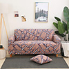 Stretch Slipcover Sofa Cover Couch Cover Printed Sofa Cover Stretch Couch Cover Sofa Slipcovers for 1~4 Cushion Couch with One Free Pillow Case