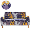 Stretch Slipcover Sofa Cover Couch Cover Purple Floral and Leaves Print Dustproof All-powerful Slipcovers Stretch Waterproof Sofa Cover Super Soft Fabric Couch Cover