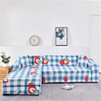Stretch Slipcover Sofa Cover Couch Cover Strawberry Printed Sofa Cover Stretch Couch Cover Sofa Slipcovers for 1~4 Cushion Couch with One Free Pillow Case