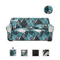 Stretch Sofa Cover Slipcover Elastic Sectional Couch Armchair Loveseat 4 or 3 seater L shape Geometric Plaid High Elasticity Four Seasons Universal Super Soft Fabric miniinthebox