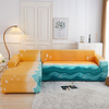 Stretch Sofa Cover Slipcover Elastic Sectional Couch Armchair Loveseat 4 or 3 seater L shape Geometric Striped High Elasticity Four Seasons Universal Super Soft Fabric miniinthebox