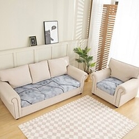 Stretch Sofa Cushion Cover Couch Seat Slipcover Elastic for Sectional Couch Armchair Loveseat 4 or 3 seater Soft Durable Washable miniinthebox