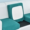 Stretch Sofa seat Cushion Cover Slipcover Elastic Couch Armchair Loveseat 4 or 3 Seater Grey Plain Solid Soft Durable Washable miniinthebox