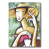 Stretched Oil Painting Hand Painted Canvas Abstract Comtemporary Modern High Quality Picasso Ready to Hang miniinthebox