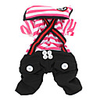 Striped Shirt with Suspender Trousers for Dogs (XS-XL,  Pink)