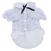 Striped Style Shirt for Dogs (XS-XL,  Blue)