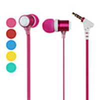 Strong Stereo Range In-Ear Metal Earphones with Microphone (Assorted Colors)