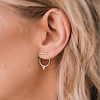 Stud Earrings Jacket Earrings Geometrical Ladies Fashion Earrings Jewelry Gold For Daily Office Career