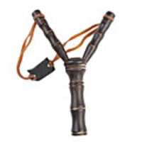 Sturdy Wooden Slingshot Toy with Rubber Band