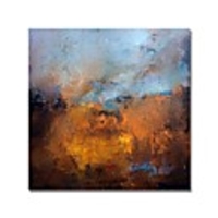 STYLEDECOR Modern Hand Painted Abstract Brown Decorative Oil Painting On Canvas With Stretched Canvas With Stretched Frame