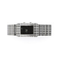 Stylish 18 LED Multicolour Lights Digit Wrist Watch (Black and Square)