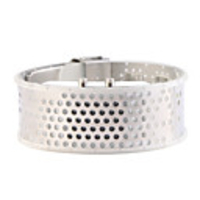 Stylish 29-LED 3-Color-Light Digit Stainless Steel Bracelet Wrist Watch - Sliver