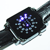 Stylish 31 LED Blue Light Digit Wrist Watch(Square)