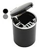 Stylish Blue Light Mini Ashtray (Black)