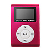 Stylish Clip-on MP3 Player with FM Radio - 1GB (Peach)