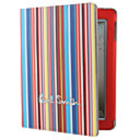 Stylish Colorful Stripe Pattern Protective PU Leather Case w/ Stand for Apple iPad 2