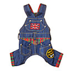 Stylish Denim Overall Checks Suit for Pets Dogs (Assorted Sizes)