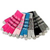 Stylish Diamond-pattern Touch Screen Gloves for iPhone,  iPad and More