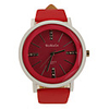 Stylish Fashion Decor Dials PU Leather Band Women Men Watch - Pink
