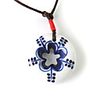 Stylish Hand Woven Ceramic Necklaces (Engraving Plum Flower)