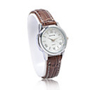 Stylish Japanese Movement Brown Genuine Leather Band Wrist Watch