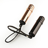 Stylish Metal Casing Refillable Fluid Oil Lighters (Pair)