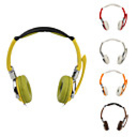Stylish Microphone Headphones (Assorted Colors)