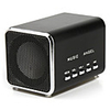 Stylish Mini MicroSD Memory Card Speaker (Black)