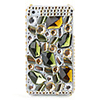 Stylish Protective PVC Case with Crystals Cover for iPhone 4,  4S