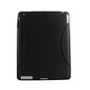 Stylish Protective Silicon Back Case for ipad 2 (black)
