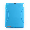 Stylish Protective Silicon Back Case for ipad 2 (blue)