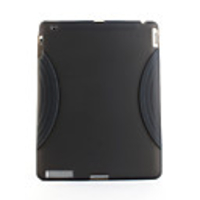 Stylish Protective Silicon Back Case for ipad 2 (grey)