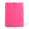 Stylish Protective Silicon Back Case for ipad 2 (pink)