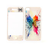 Stylish Protective Sticker for iPhone 4(Colorful Butterfly)