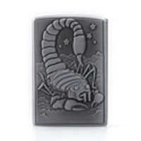 Stylish Silver Cigar Lighter - Scorpions