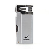 Stylish Silver Cigar Lighter with Knife