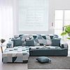 Stylish Simplicity Print Sofa Cover Stretch Couch Slipcover Super Soft Fabric Retro Hot Sale Couch Cover (1 free pillowcase 45 45cm)