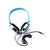 Stylish Skull Pattern Headphones (Blue)