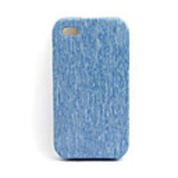 Stylish Sparkling Flip PU Leather Case for iPhone 4 (Blue)