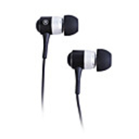 Stylish Stereo Earphones (Black/Silver)
