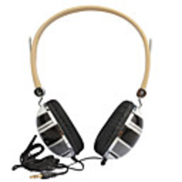Stylish Stripe Headphones (Black)