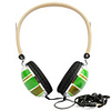 Stylish Stripe Headphones (Green)