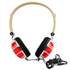 Stylish Stripe Headphones (Red)