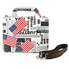 Stylish Stripes Pattern PU Leather Bag for iPad 2 (White)